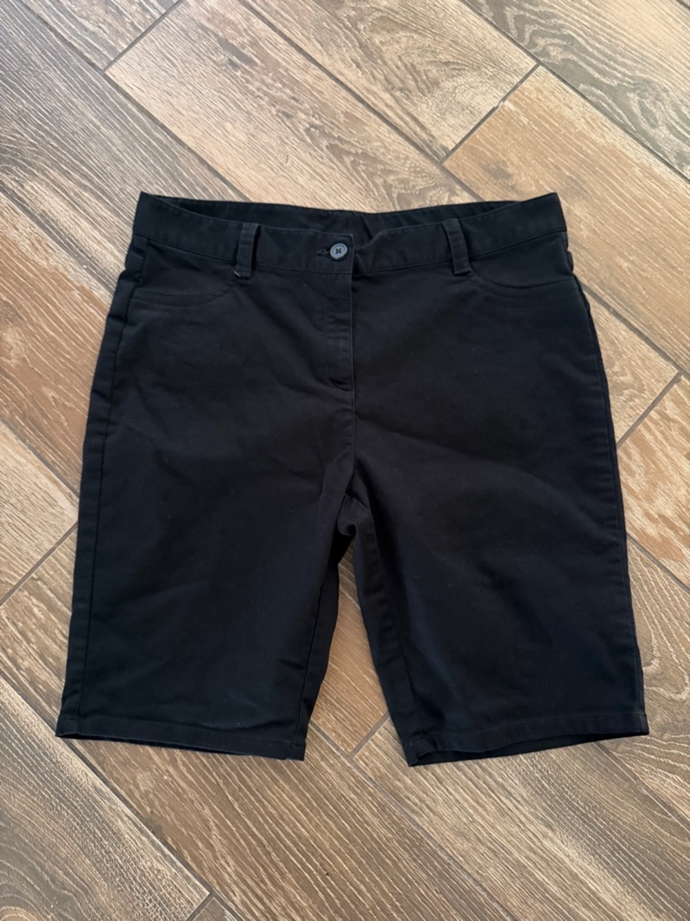 Izod Black Kids Bermuda Shorts
